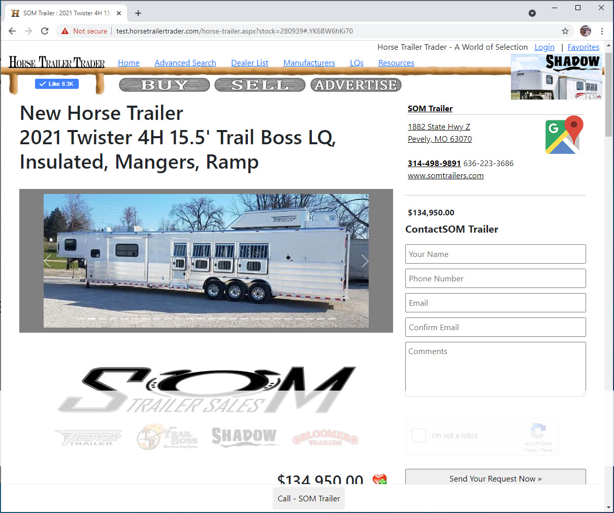 Trailer Media Group HorseTrailerTrader Jeff DeLaCroix · Bootstrap v5.0